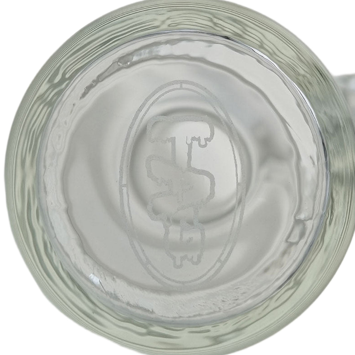 Thick Ass Glass Quartz Ash Catcher 14M-18F 3.75" Downstem