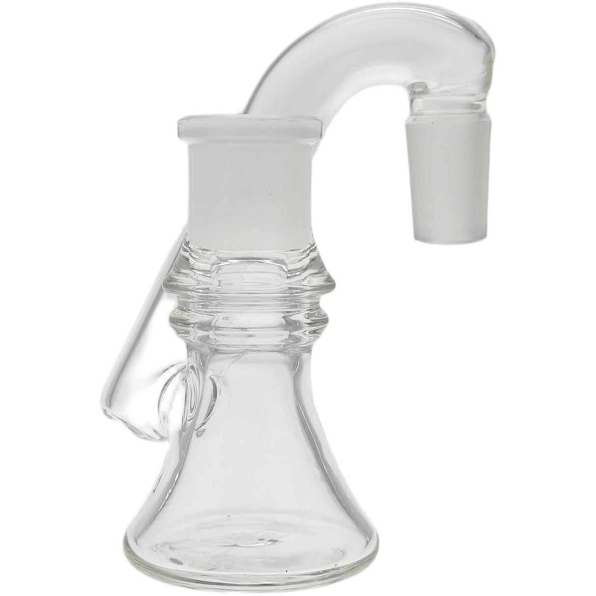 Thick Ass Glass Quartz Ash Catcher & Drop Down Adapter - Dual Size