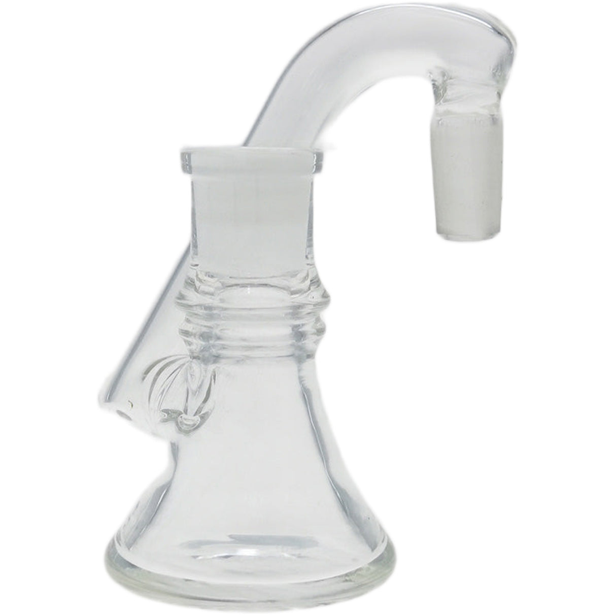 Thick Ass Glass Quartz Ash Catcher & Drop Down Adapter - Dual Size