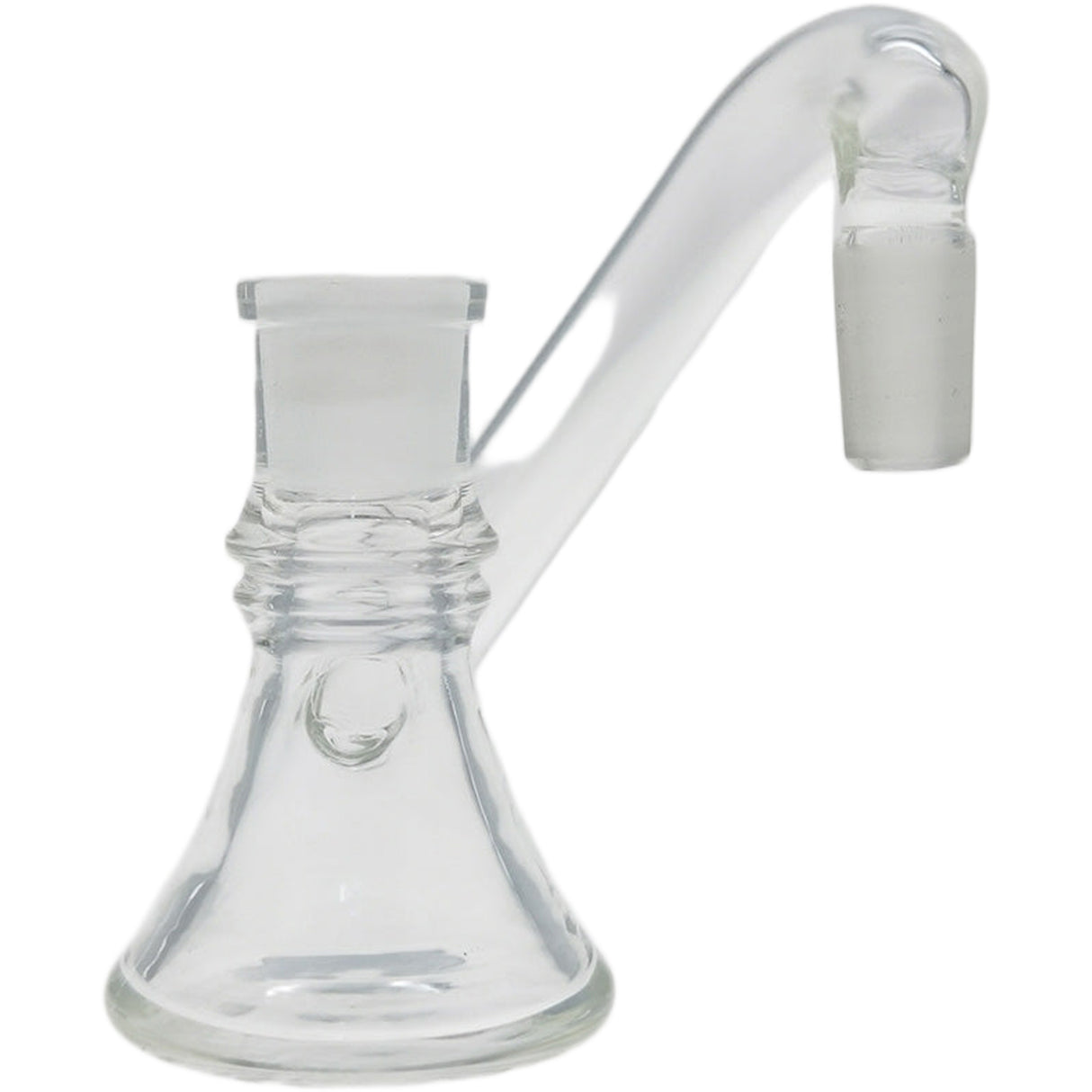 Thick Ass Glass Quartz Ash Catcher & Drop Down Adapter - Dual Size