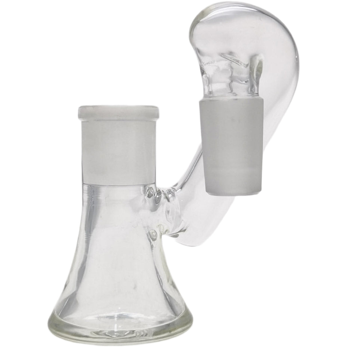 Thick Ass Glass Quartz Ash Catcher & Drop Down Adapter - Dual Size
