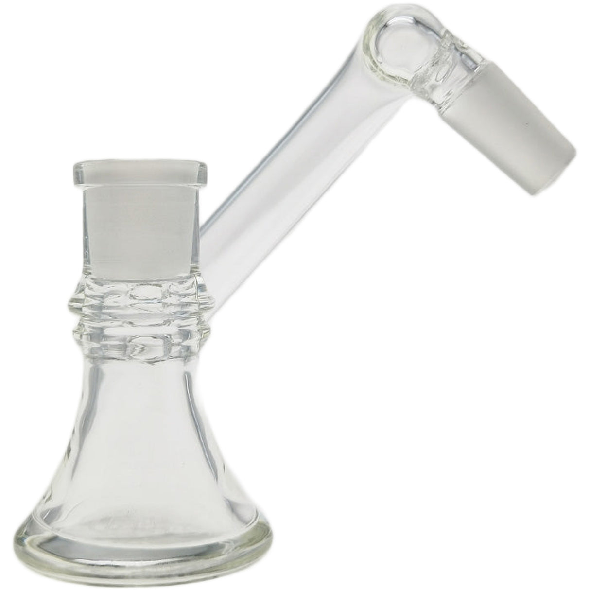 Thick Ass Glass Quartz Ash Catcher & Drop Down Adapter - Dual Size