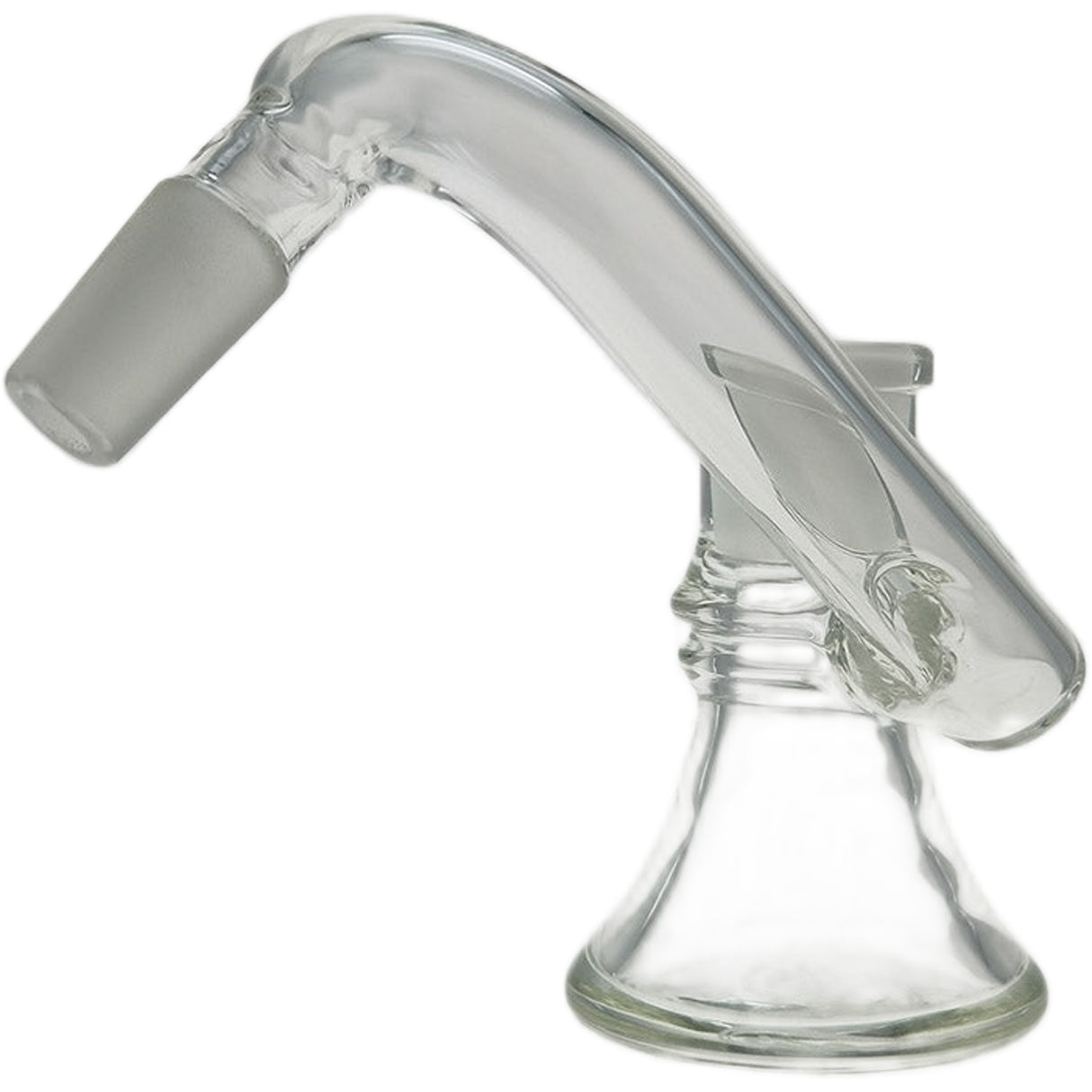 Thick Ass Glass Quartz Ash Catcher & Drop Down Adapter - Dual Size