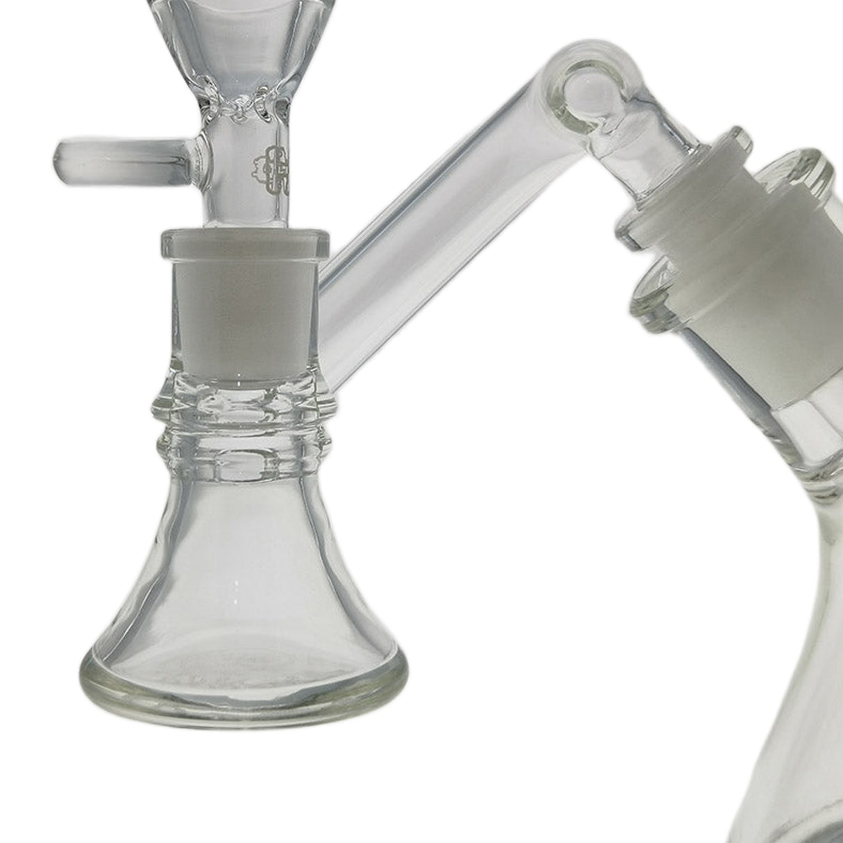 Thick Ass Glass Quartz Ash Catcher & Drop Down Adapter - Dual Size