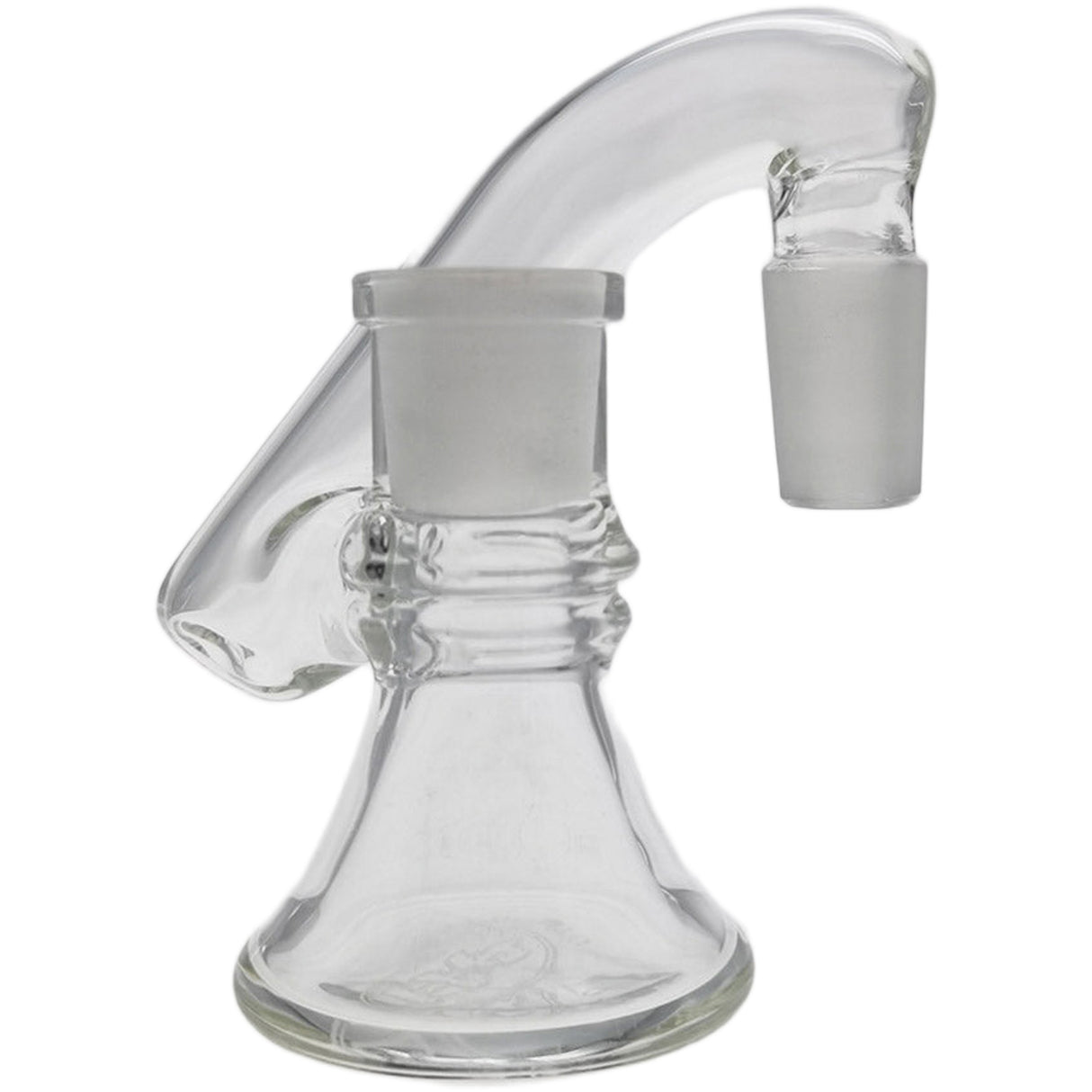 Thick Ass Glass Quartz Ash Catcher & Drop Down Adapter - Dual Size