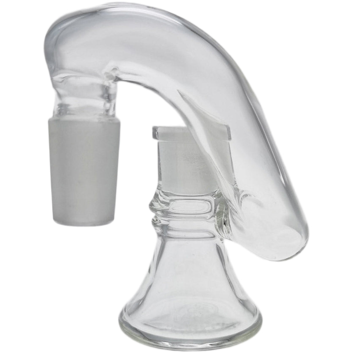 Thick Ass Glass Quartz Ash Catcher & Drop Down Adapter - Dual Size