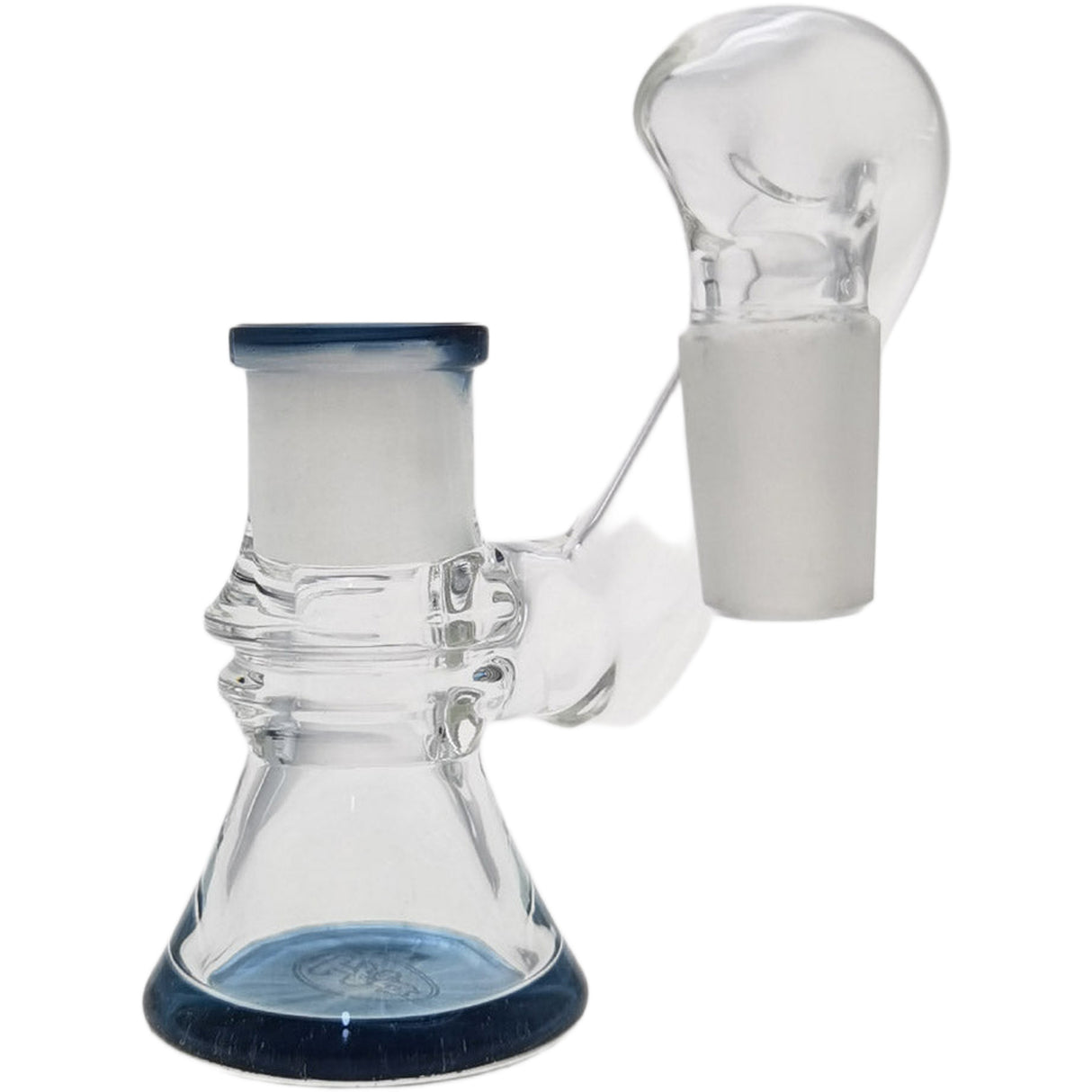 Thick Ass Glass Quartz Ash Catcher & Drop Down Adapter - Dual Size