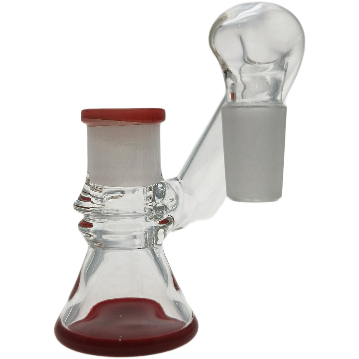 Thick Ass Glass Quartz Ash Catcher & Drop Down Adapter - Dual Size