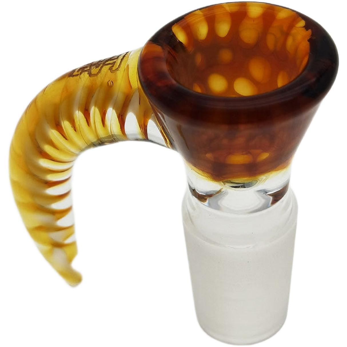 Thick Ass Glass Quartz Horn Handle Slide | 14-19mm Bong Accessory