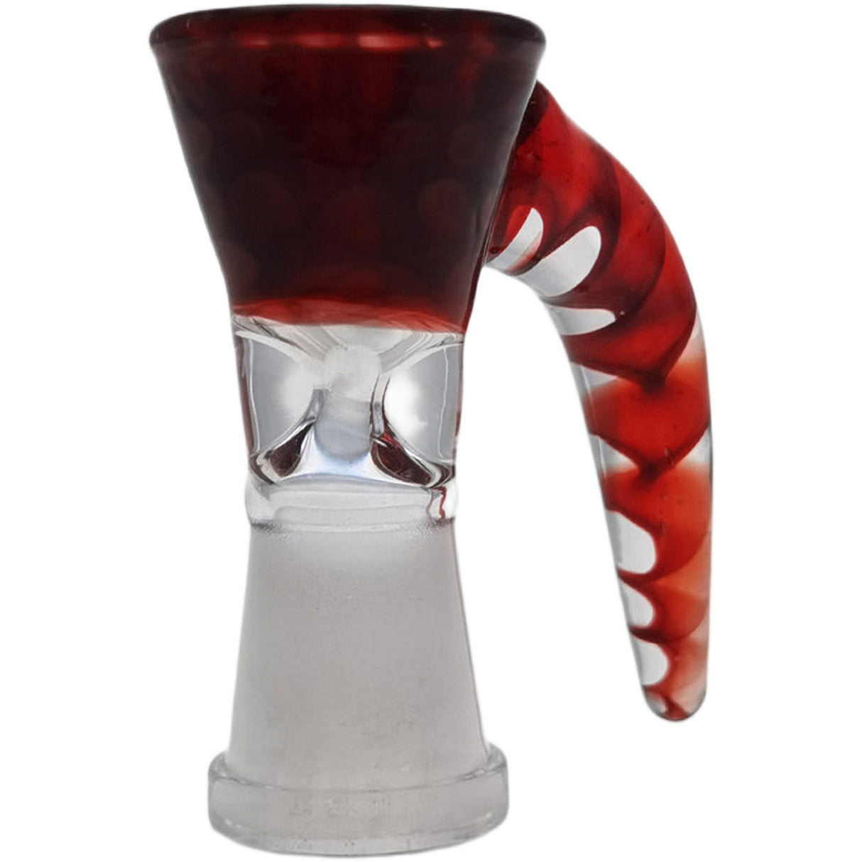 Thick Ass Glass Quartz Horn Handle Slide | 14-19mm Bong Accessory