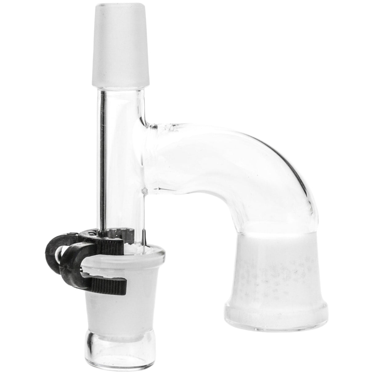 Thick Ass Glass Reclaim Adapter w/ Dish & Keck Clip - 14MM Male to Female