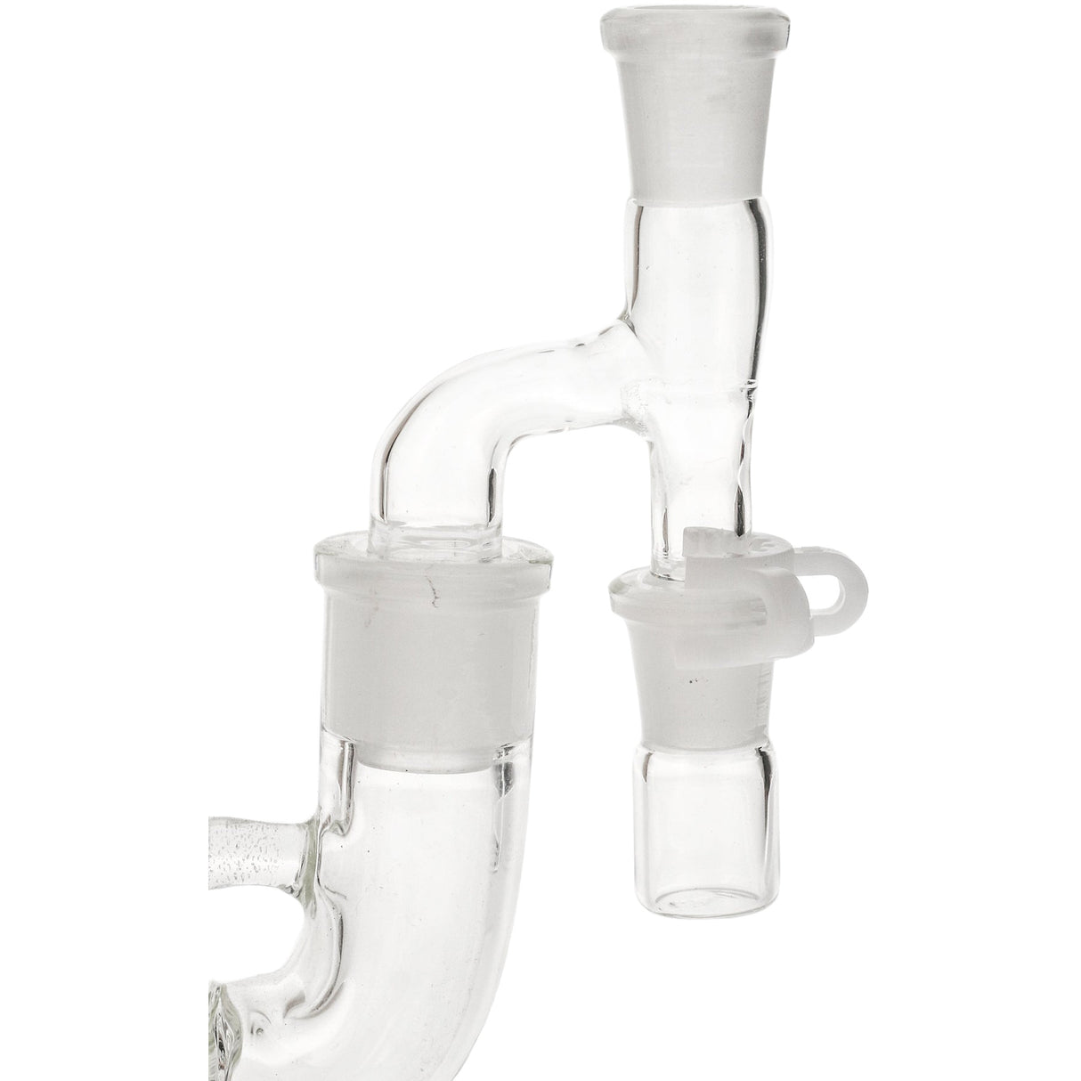 Thick Ass Glass Reclaim Adapter w/ Dish & Keck Clip - 14MM Male to Female