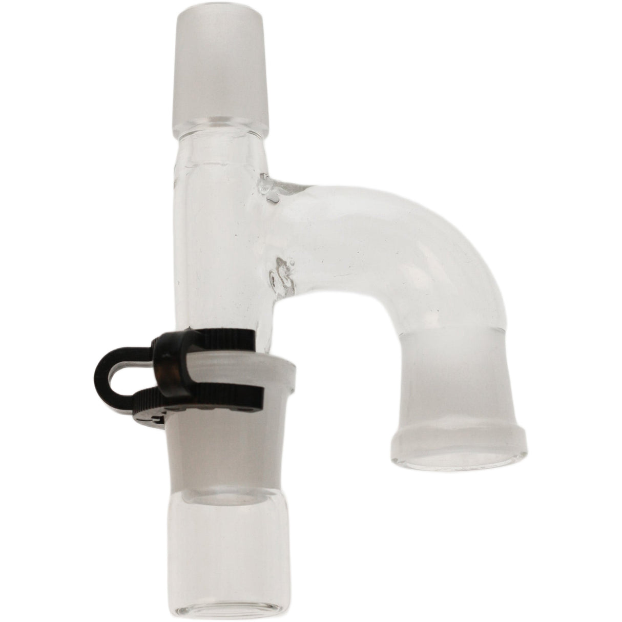 Thick Ass Glass Reclaim Adapter w/ Dish & Keck Clip - 14MM Male to Female