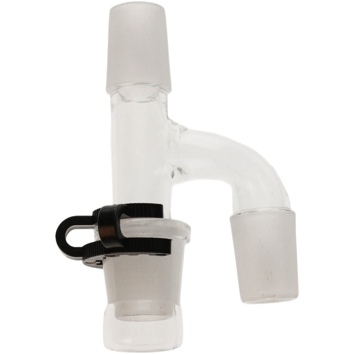 Thick Ass Glass Reclaim Adapter w/ Dish & Keck Clip - 14MM Male to Female