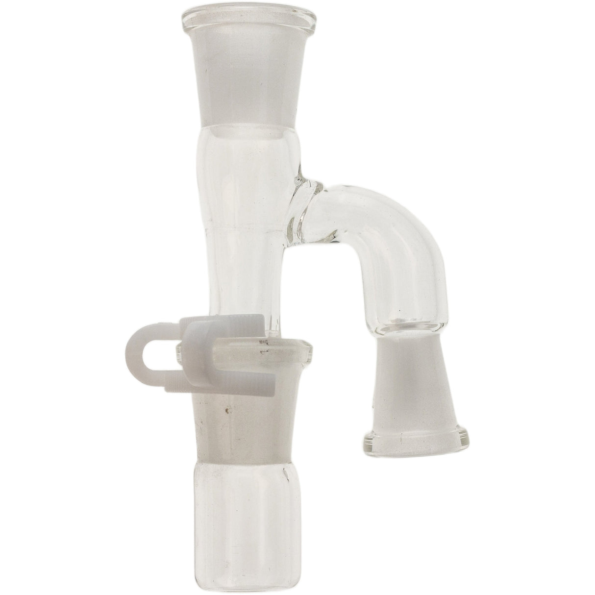 Thick Ass Glass Reclaim Adapter w/ Dish & Keck Clip - 14MM Male to Female