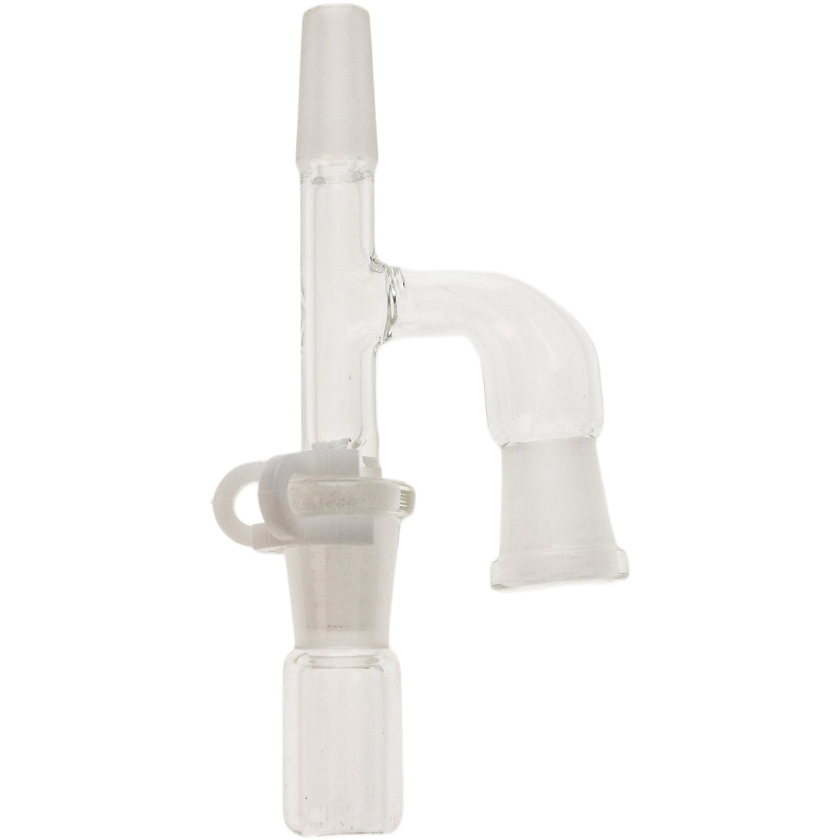 Thick Ass Glass Reclaim Adapter w/ Dish & Keck Clip - 14MM Male to Female