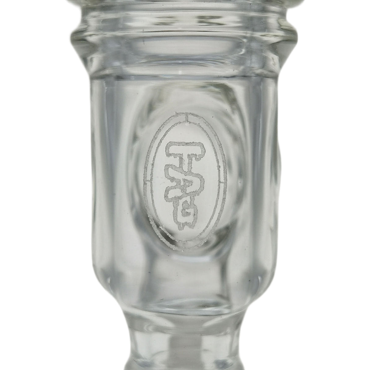 Thick Ass Glass Reclaim Adapter w/ Dish & Keck Clip - 14MM Male to Female