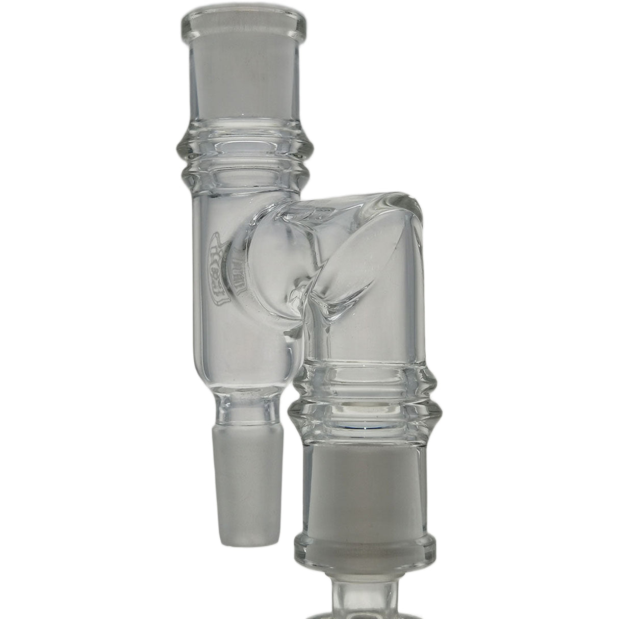 Thick Ass Glass Reclaim Adapter w/ Dish & Keck Clip - 14MM Male to Female