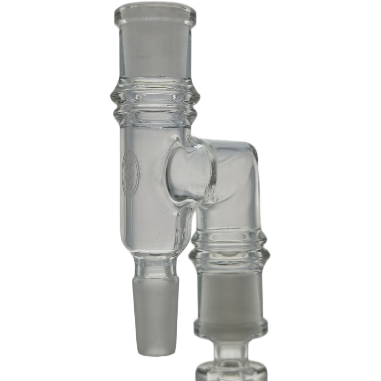 Thick Ass Glass Reclaim Adapter w/ Dish & Keck Clip - 14MM Male to Female