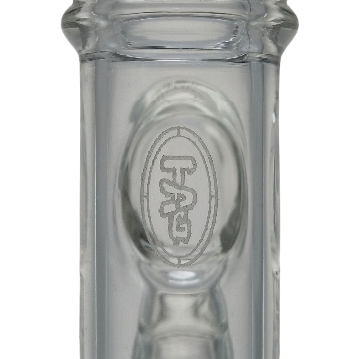 Thick Ass Glass Reclaim Adapter w/ Dish & Keck Clip - 14MM Male to Female