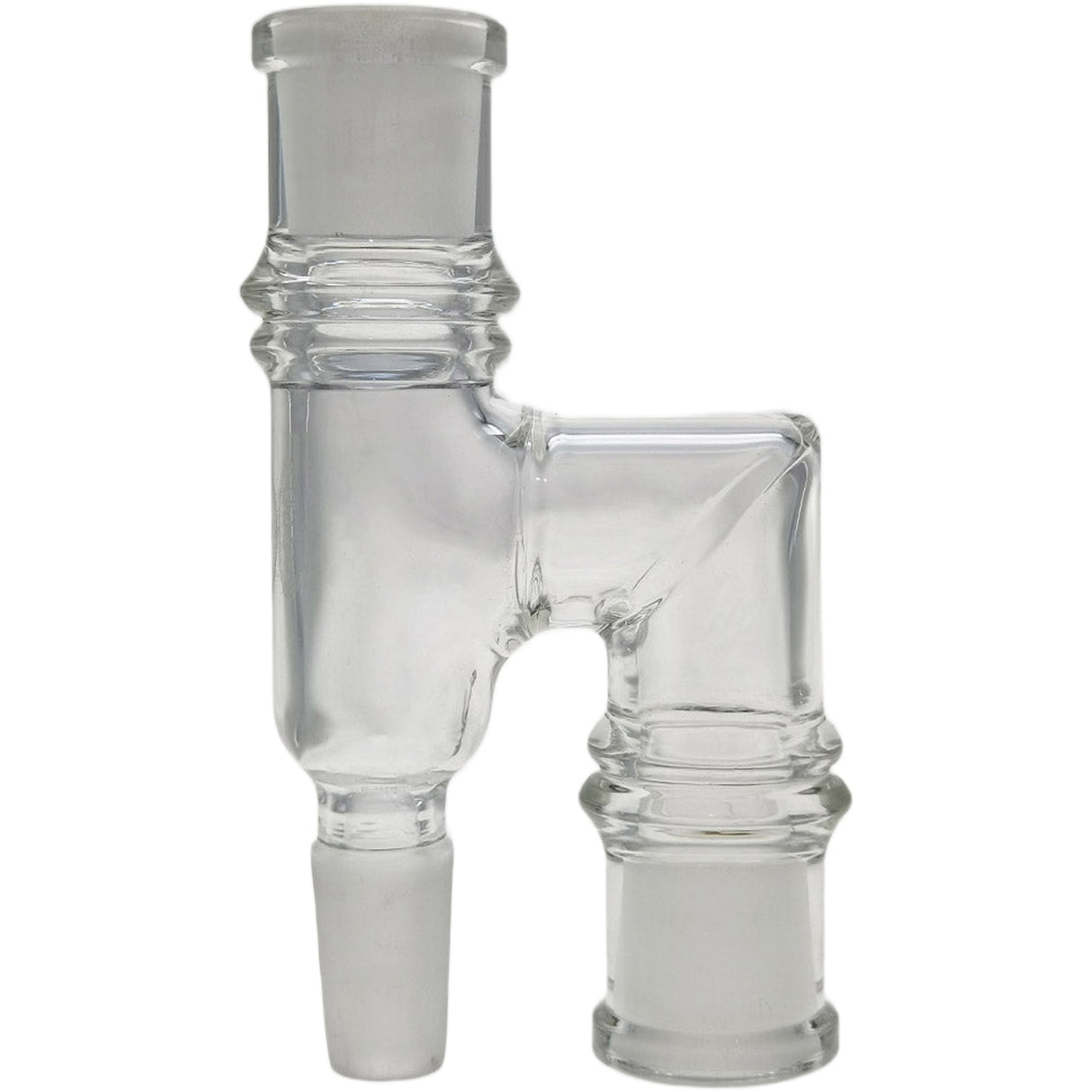 Thick Ass Glass Reclaim Adapter w/ Dish & Keck Clip - 14MM Male to Female