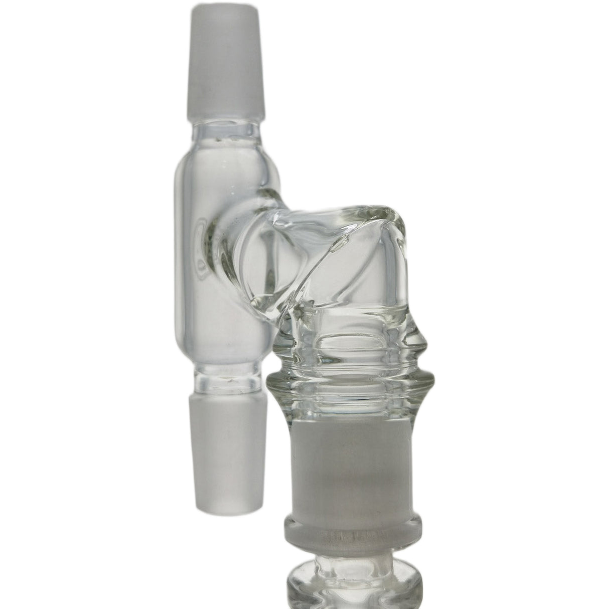 Thick Ass Glass Reclaim Adapter w/ Dish & Keck Clip - 14MM Male to Female