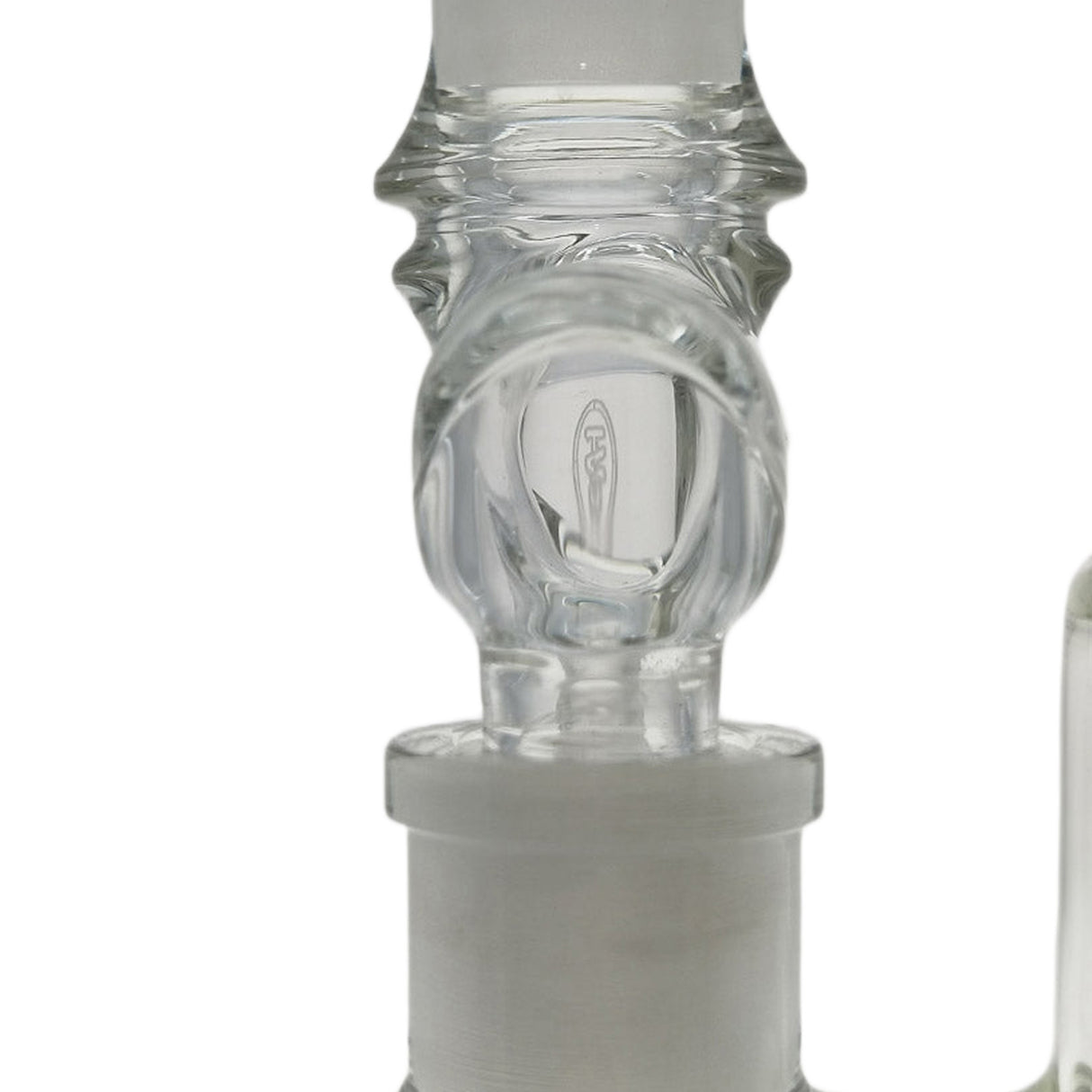 Thick Ass Glass Reclaim Adapter w/ Dish & Keck Clip - 14MM Male to Female