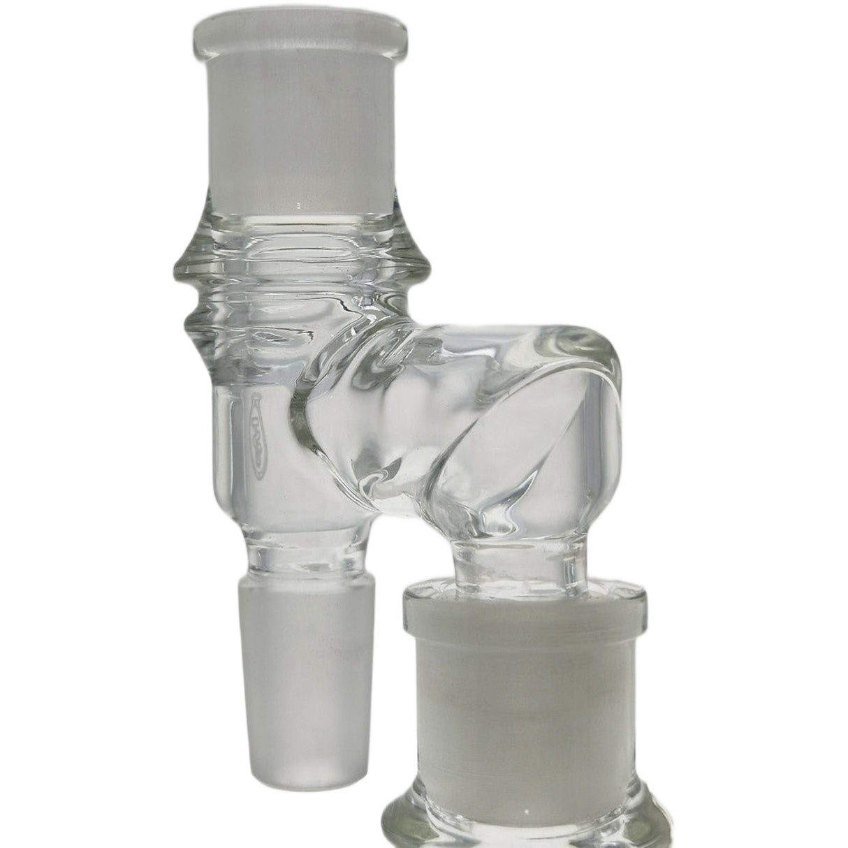 Thick Ass Glass Reclaim Adapter w/ Dish & Keck Clip - 14MM Male to Female