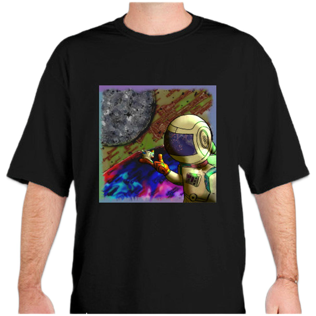 Thick Ass Glass Space Snail Ultra Cotton Tall Tee