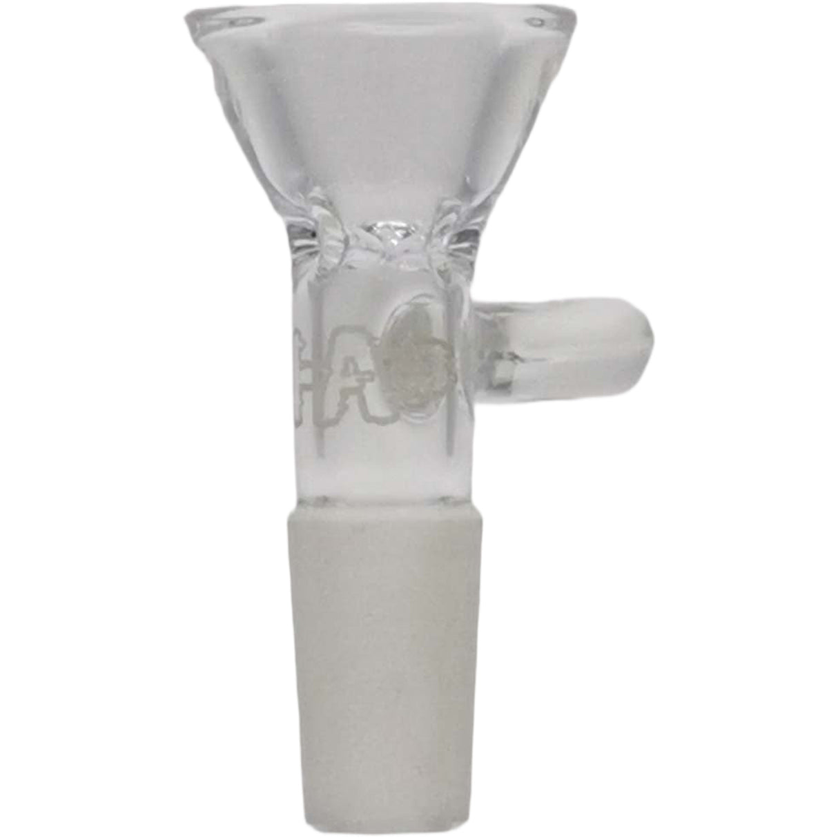 Thick Ass Glass Tie-Dye Pinched Screen Bong Slide w/ Handle - 14-19mm