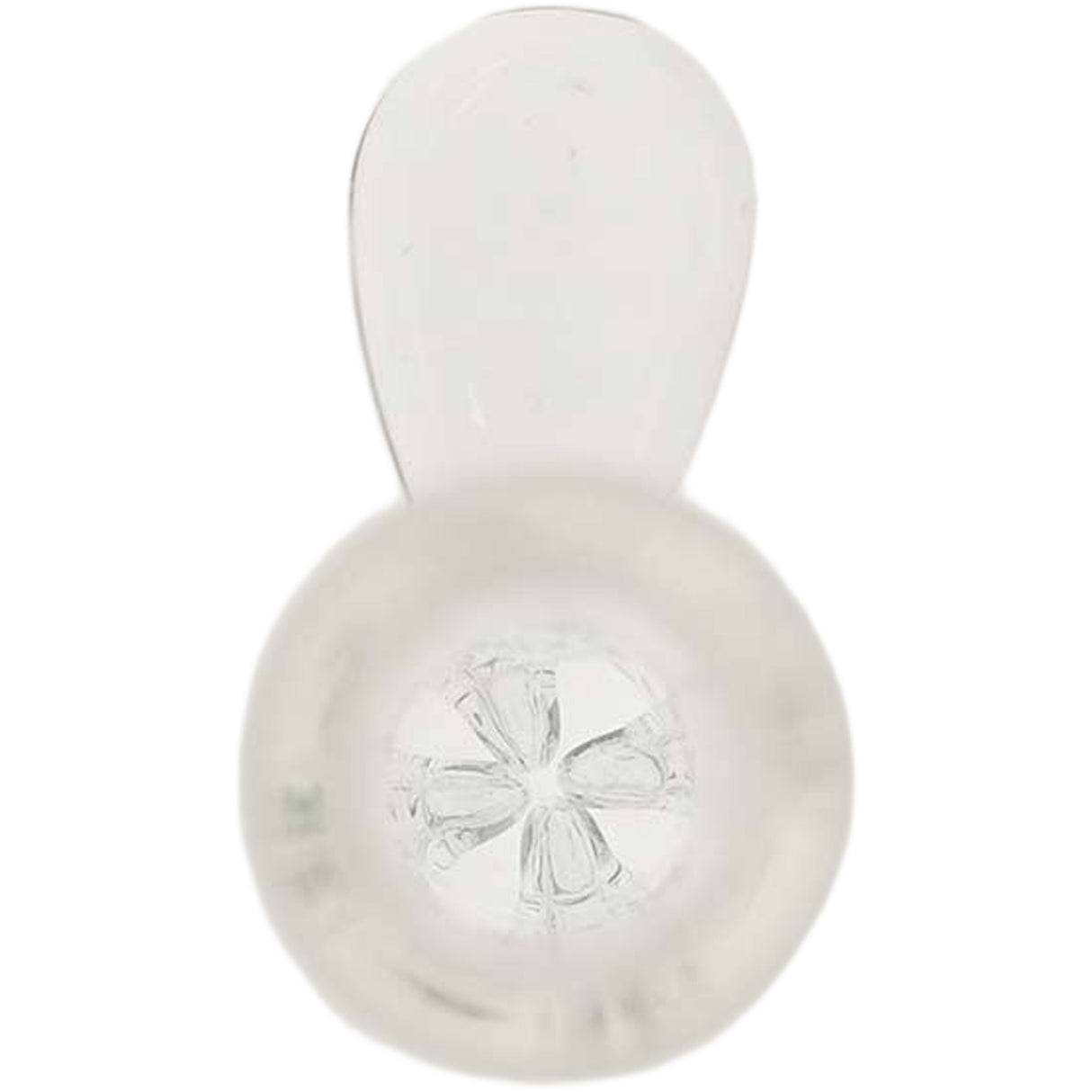 Thick Ass Glass Tie-Dye Pinched Screen Bong Slide w/ Handle - 14-19mm