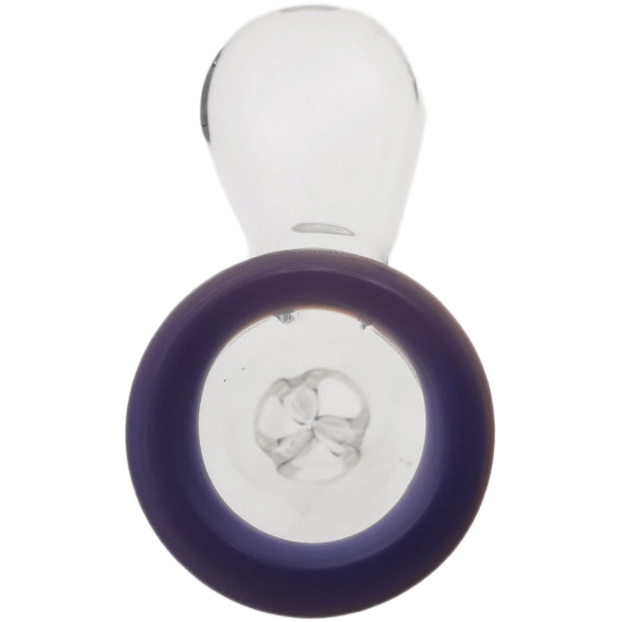 Thick Ass Glass Tie-Dye Pinched Screen Bong Slide w/ Handle - 14-19mm