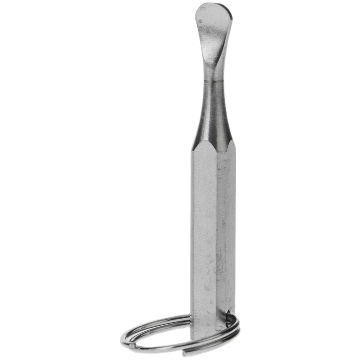 Thick Ass Glass Titanium Keychain Dabber | 1.75" Compact Square Body for Stealthy Dabbing