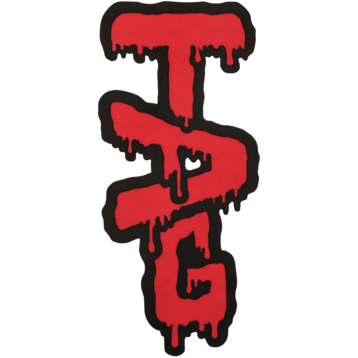 Thick Ass Glass Vibrant Wavy Label Sticker 3.5"x2" - Rasta/Tie Dye/Yellow