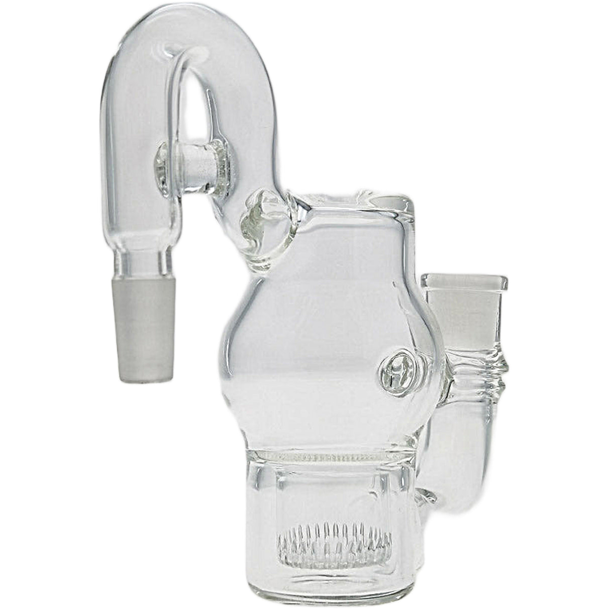 Thick Ass Glass 5.5" Showerhead Ashcatcher with Recycler - 14MM Joint