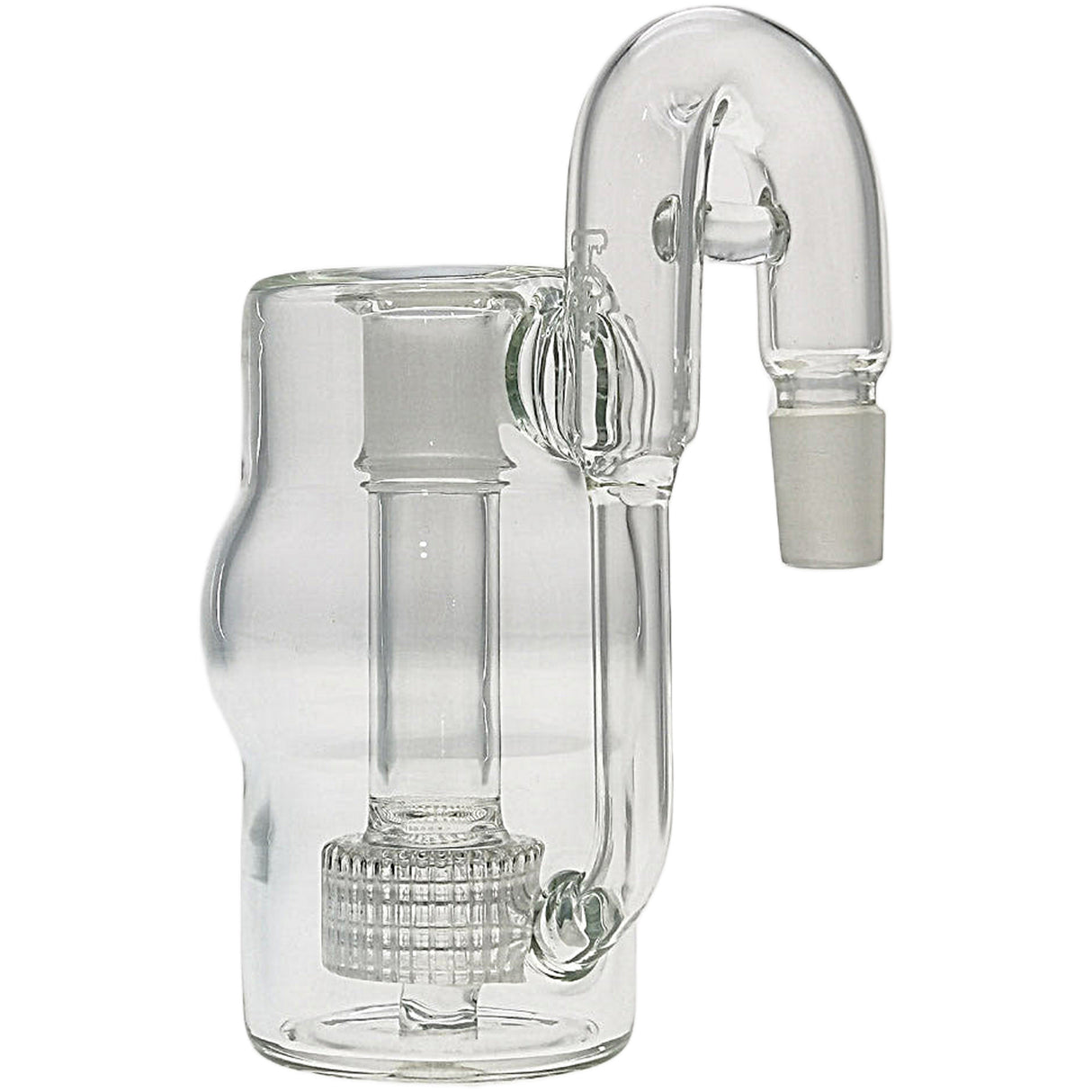 Thick Ass Glass 6.5" Matrix Ash Catcher 18MM M-F Super Slit Percolator