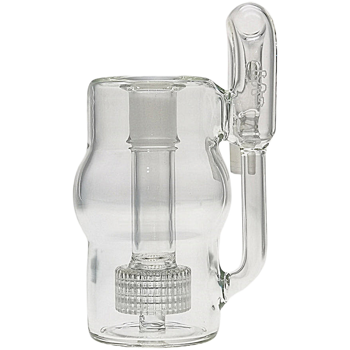 Thick Ass Glass 6.5" Matrix Ash Catcher 18MM M-F Super Slit Percolator