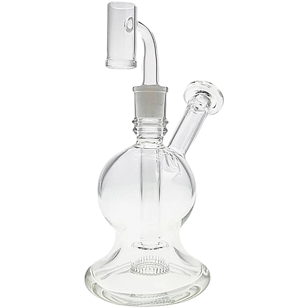 Thick Ass Glass 6" Globe Rig w/ Froth Showerhead Percolator 14MM Female