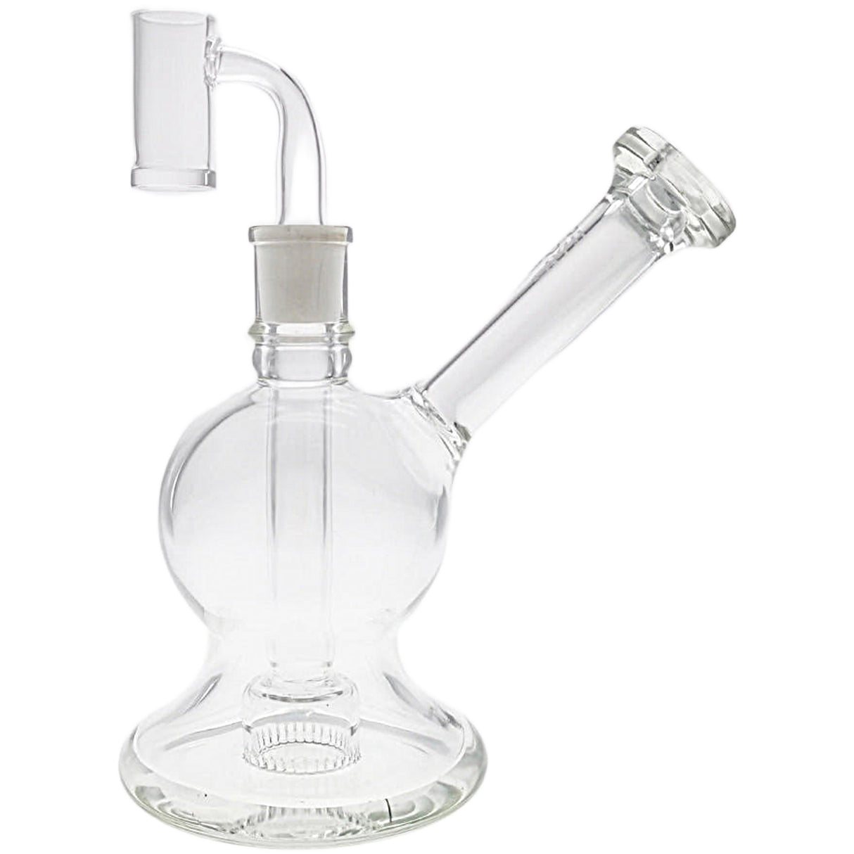 Thick Ass Glass 6" Globe Rig w/ Froth Showerhead Percolator 14MM Female