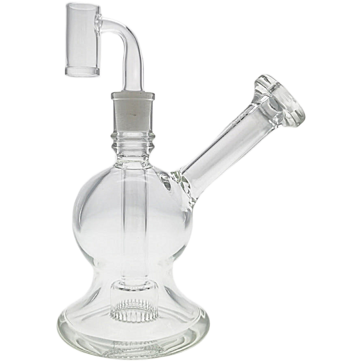 Thick Ass Glass 6" Globe Rig w/ Froth Showerhead Percolator 14MM Female