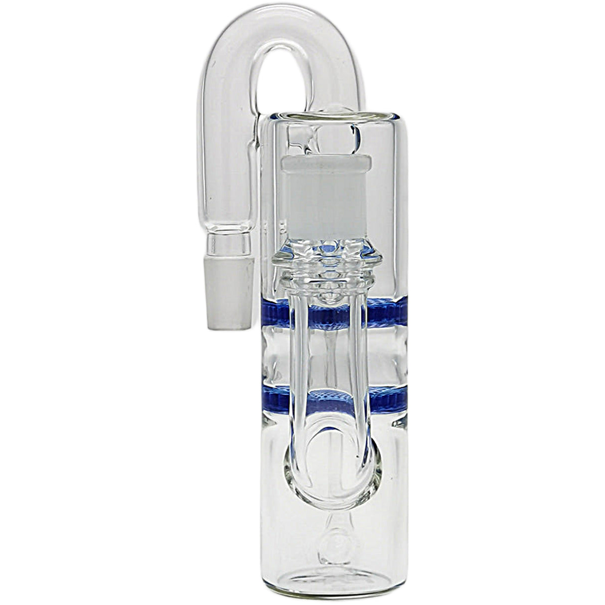 Thick Ass Glass 8.25" Double Honeycomb Ash Catcher 50x5mm with Recycling - 18MM Joint