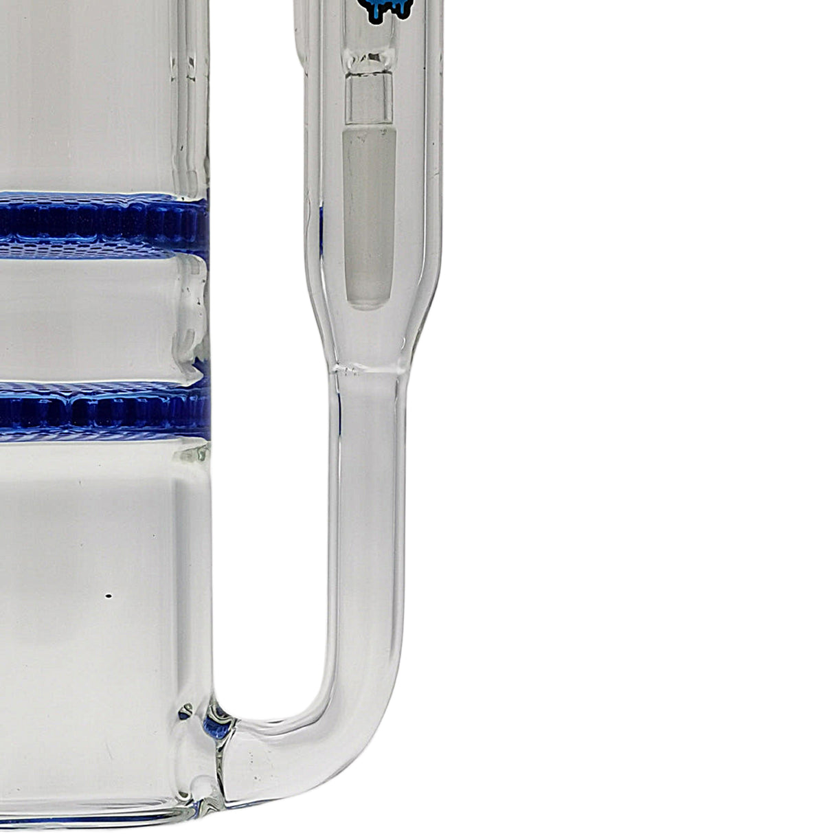 Thick Ass Glass 8.25" Double Honeycomb Ash Catcher 50x5mm with Recycling - 18MM Joint