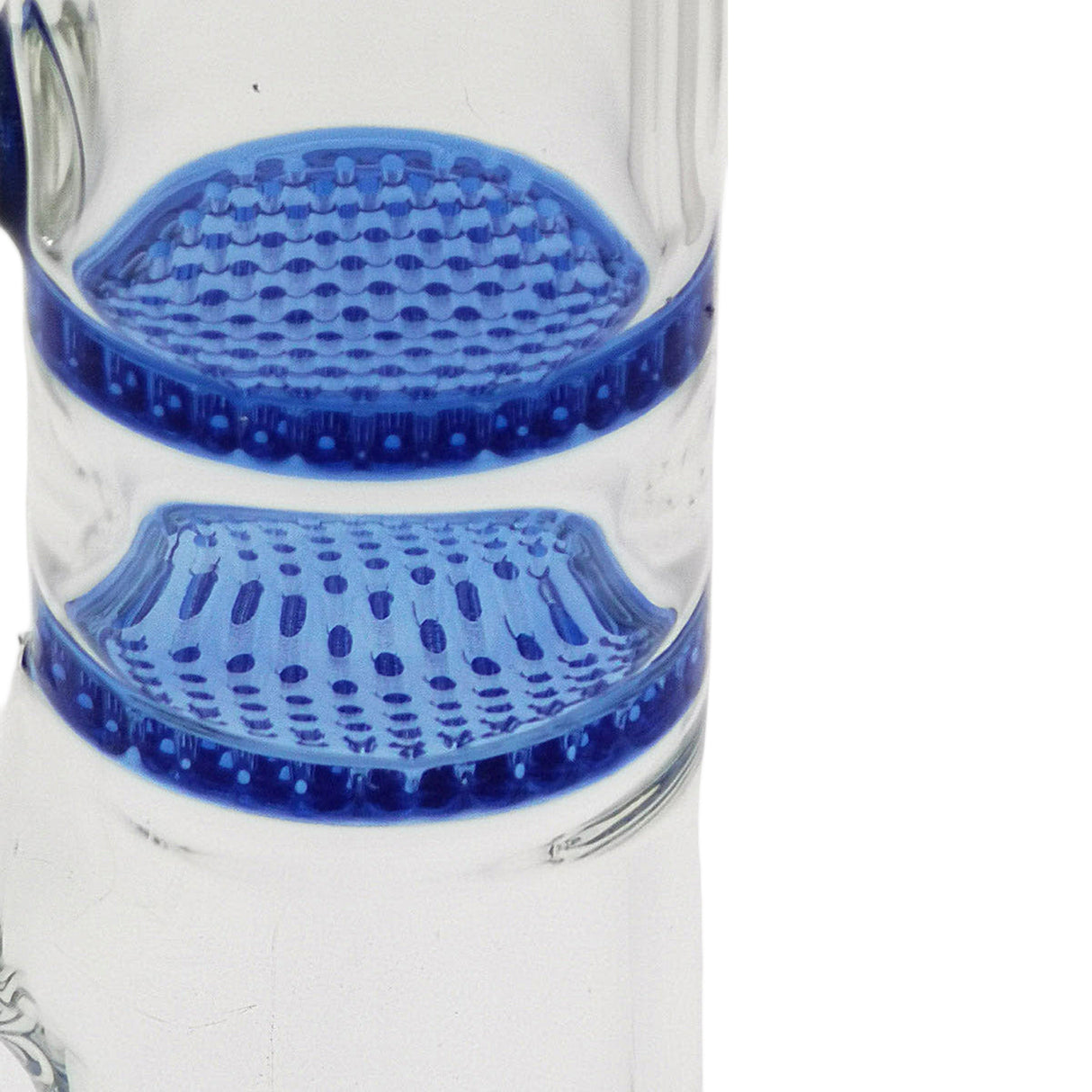 Thick Ass Glass 8.25" Double Honeycomb Ash Catcher 50x5mm with Recycling - 18MM Joint