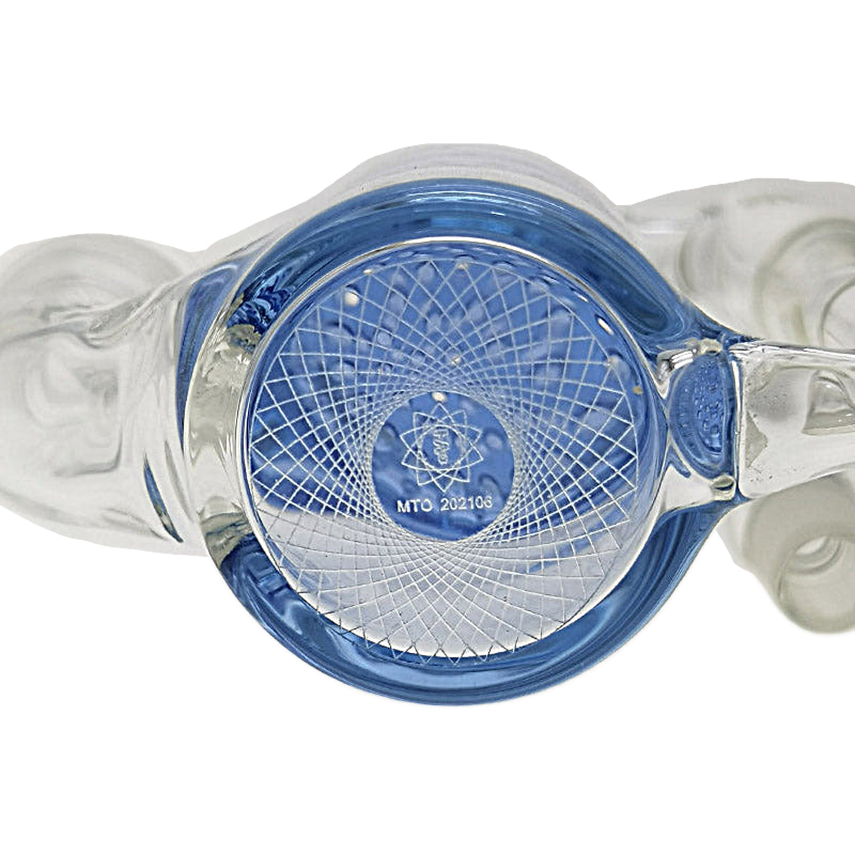 Thick Ass Glass 8.25" Double Honeycomb Ash Catcher 50x5mm with Recycling - 18MM Joint