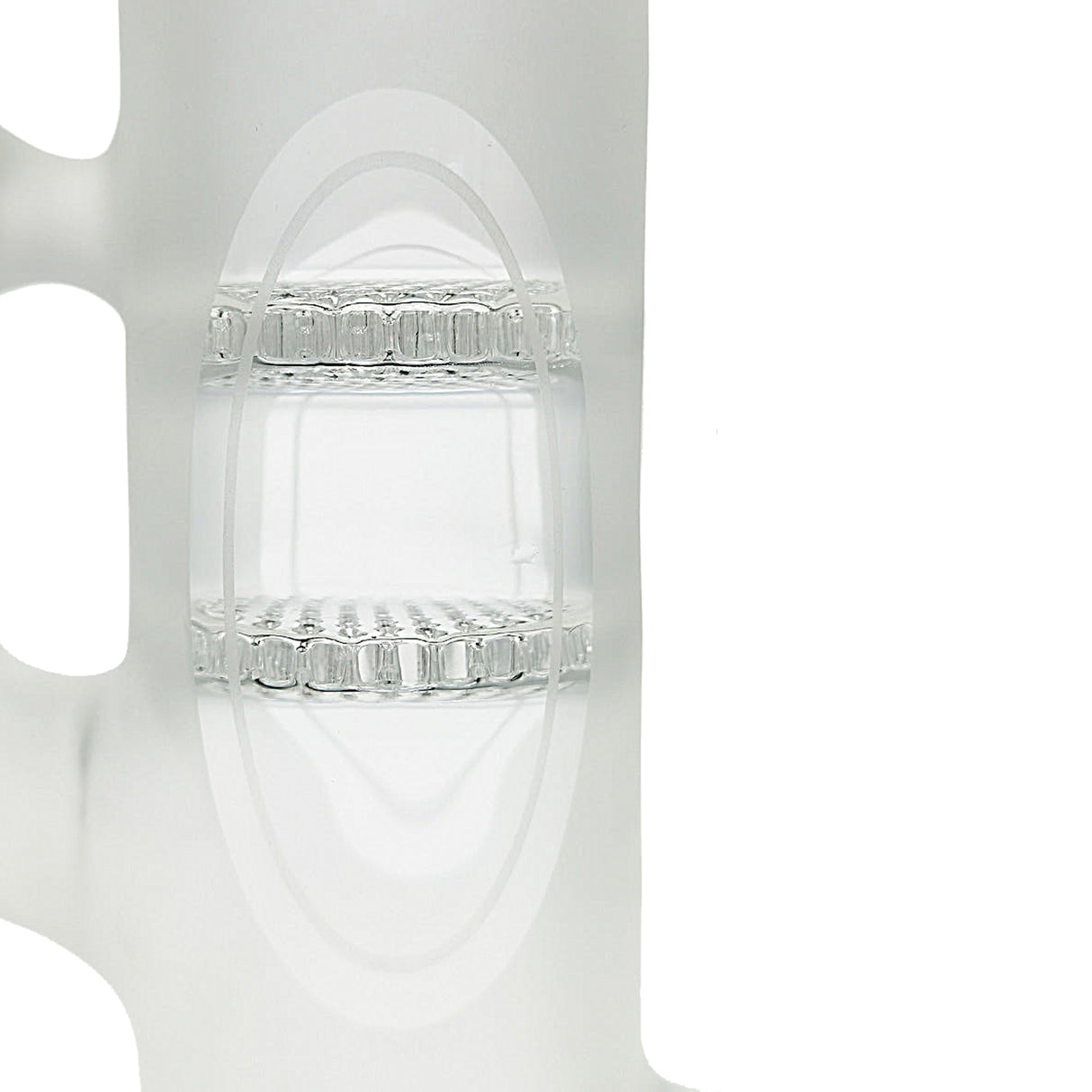 Thick Ass Glass 8.25" Double Honeycomb Ash Catcher 50x5mm with Recycling - 18MM Joint