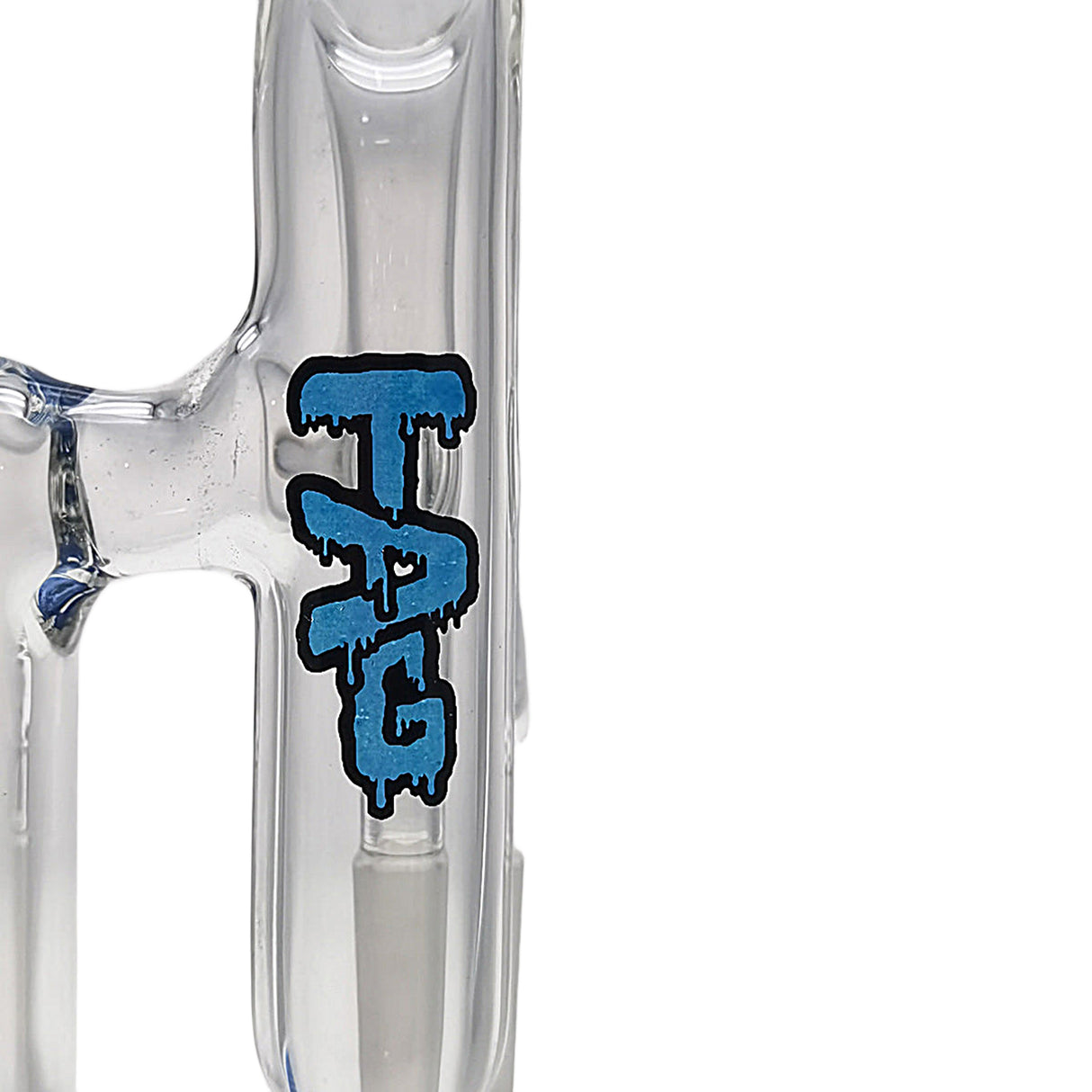 Thick Ass Glass 8.25" Double Honeycomb Ash Catcher 50x5mm with Recycling - 18MM Joint