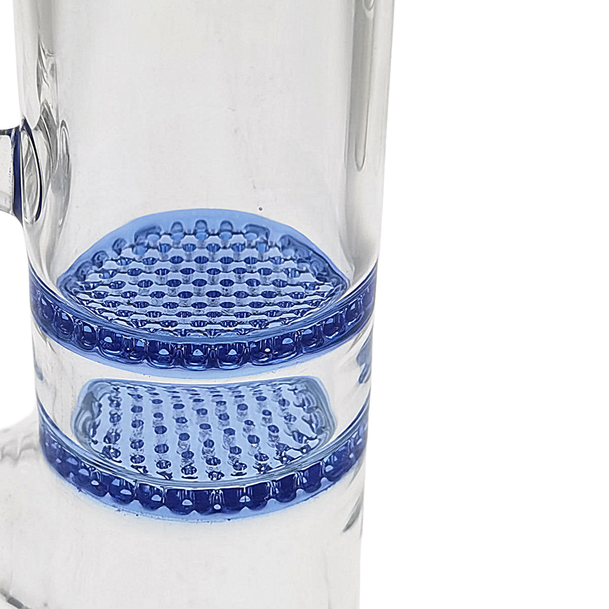 Thick Ass Glass 8.25" Double Honeycomb Ash Catcher 50x5mm with Recycling - 18MM Joint