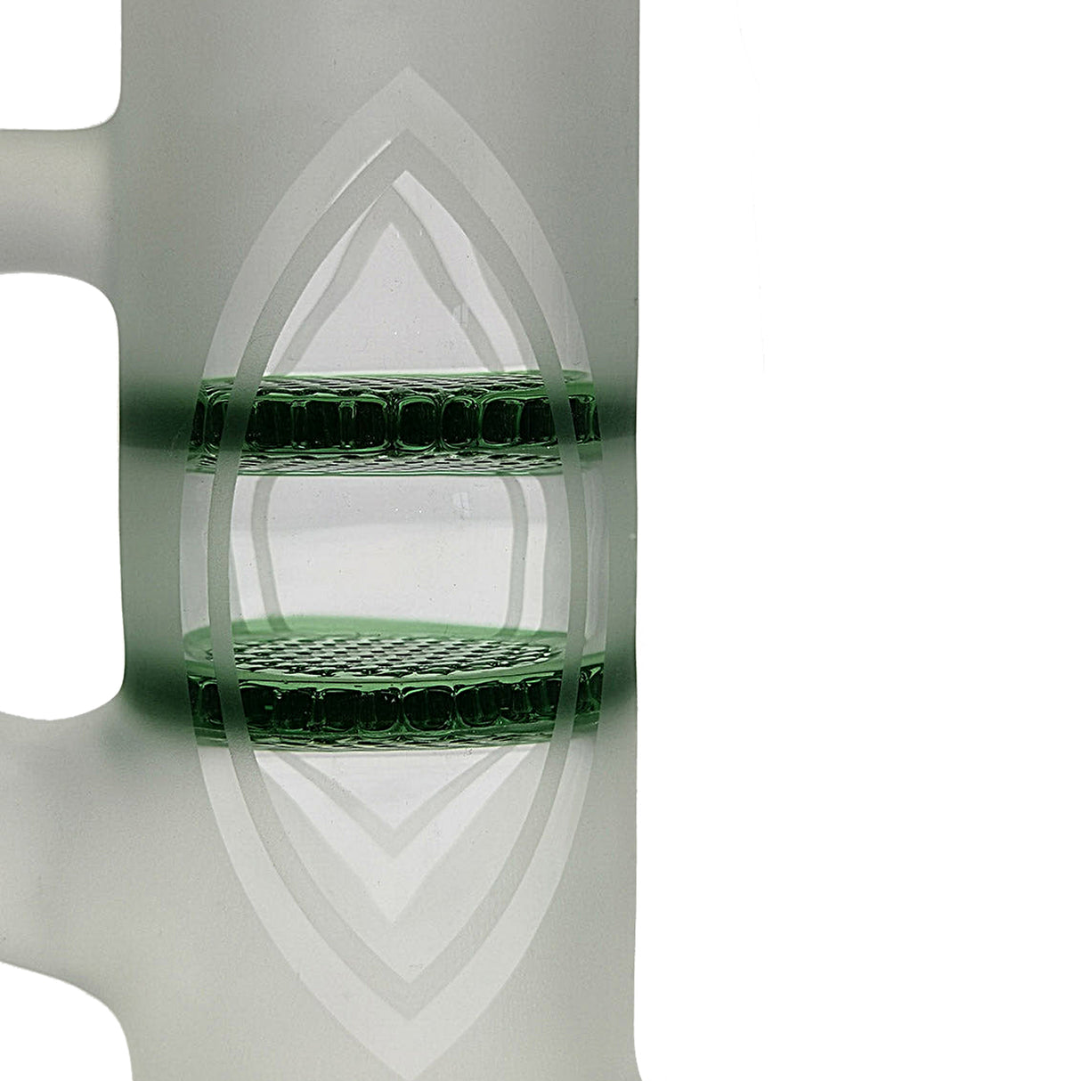 Thick Ass Glass 8.25" Double Honeycomb Ash Catcher 50x5mm with Recycling - 18MM Joint