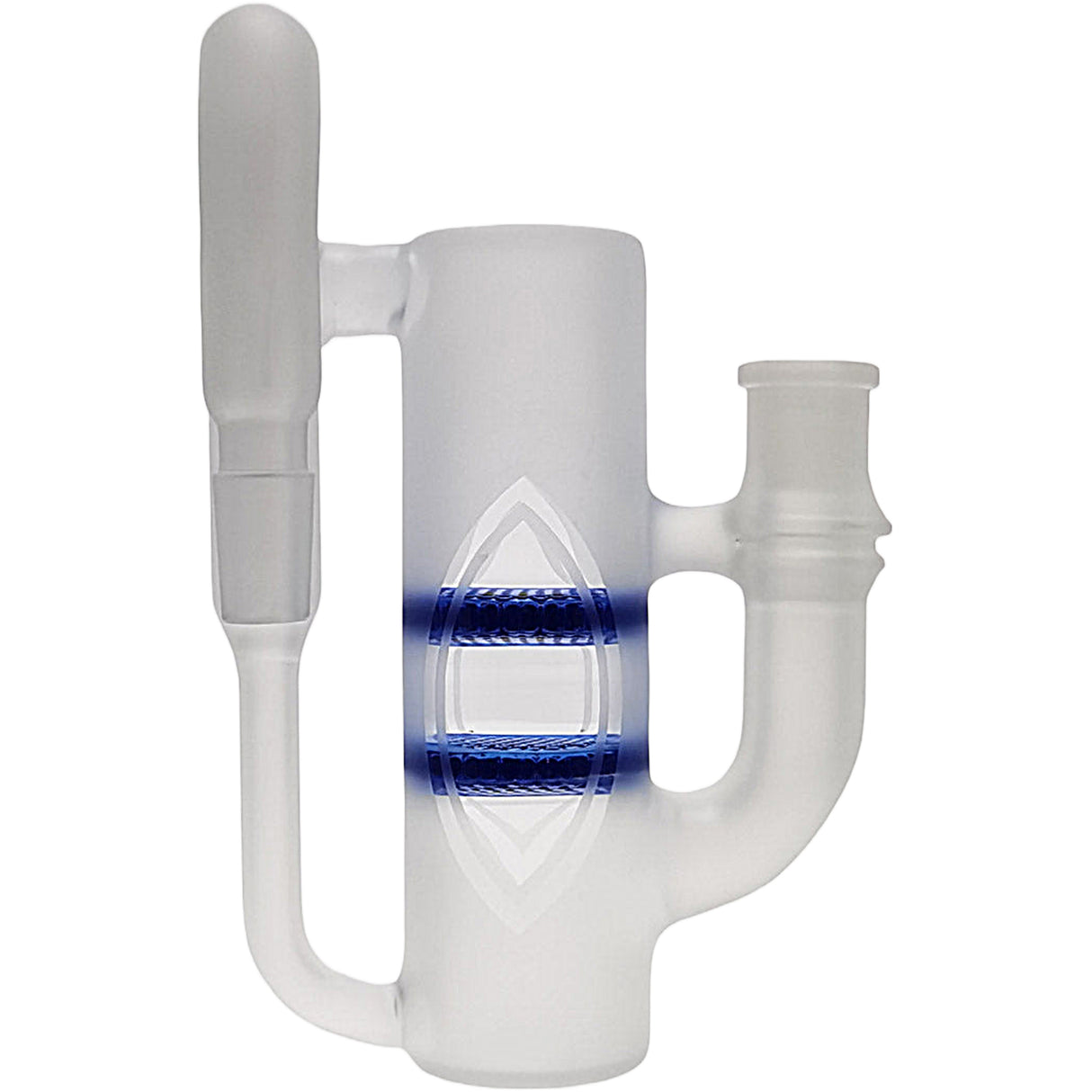 Thick Ass Glass 8.25" Double Honeycomb Ash Catcher 50x5mm with Recycling - 18MM Joint