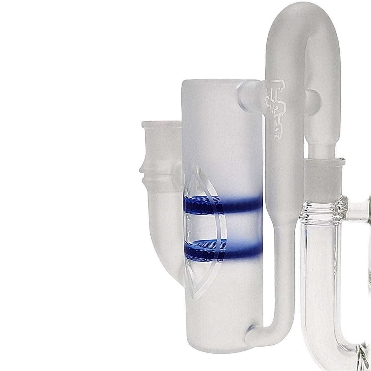 Thick Ass Glass 8.25" Double Honeycomb Ash Catcher 50x5mm with Recycling - 18MM Joint